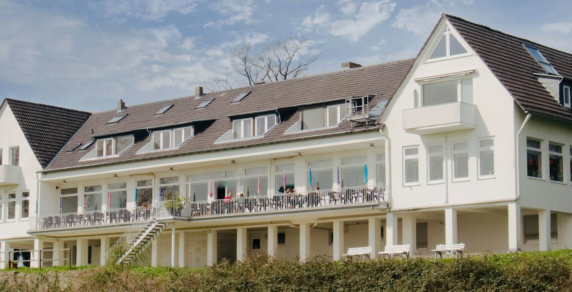 Hotel Fährhaus km734 Düsseldorf Exterior foto